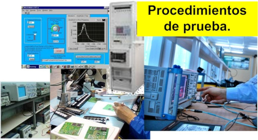 Procedimientos de prueba